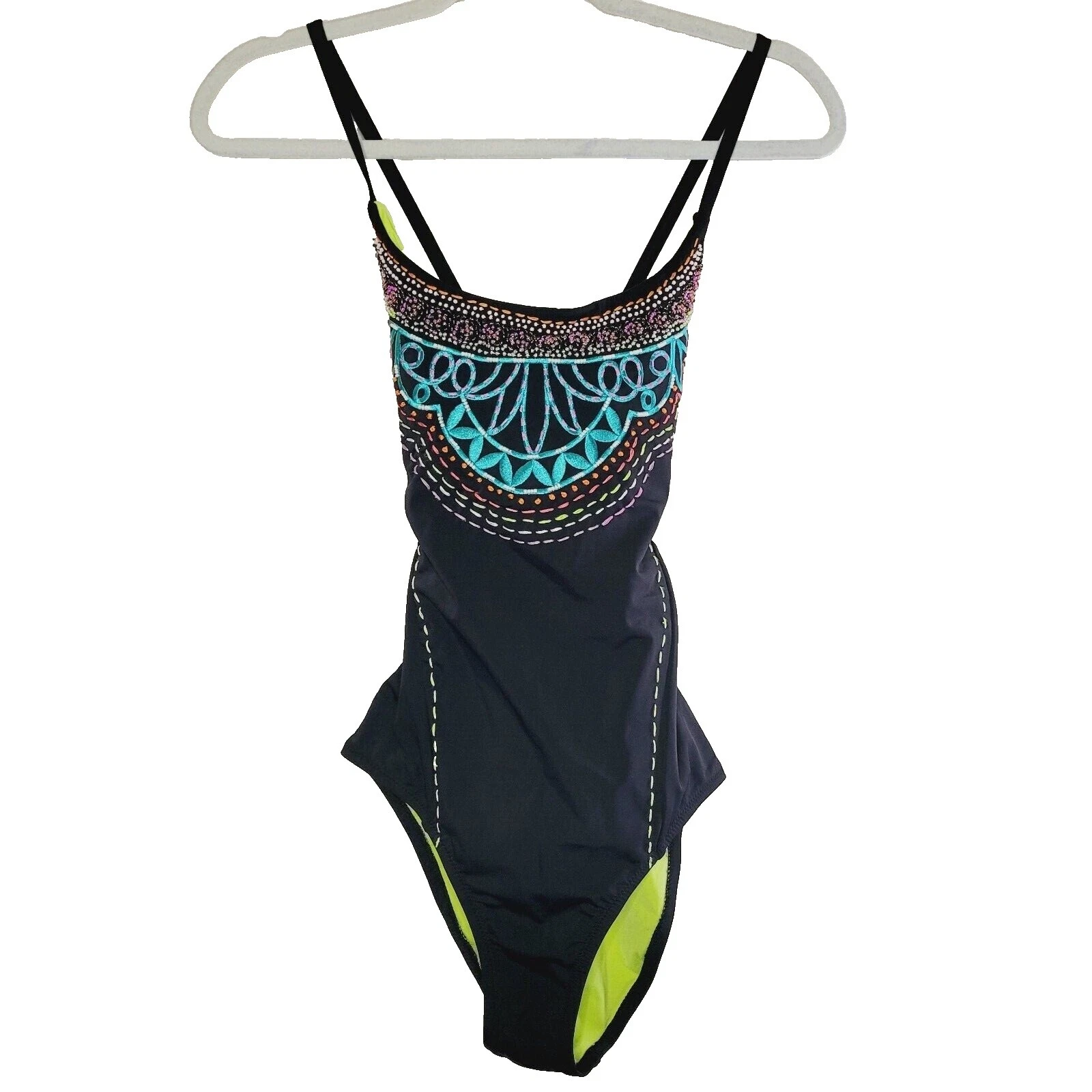 Roupas de Praia Geométrico Nanette Lepore Preto para mulheres