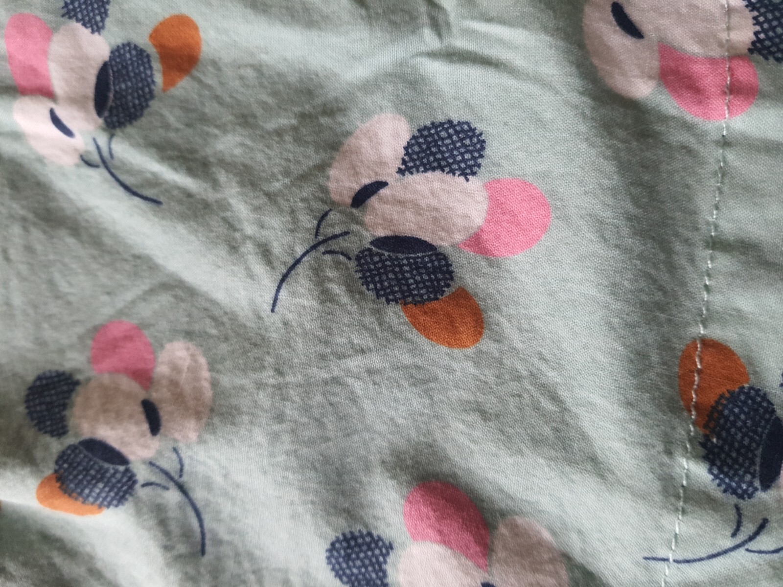 Baby Boden Girl’s Balloon's Dress Pink Blue 3 6 Months spring match bloomers image 3