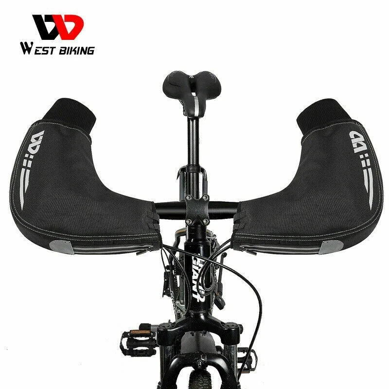 WEST BIKING Winter Bicycle Handlebar Gloves MTB Bike Cycling Motorcycle Mittens