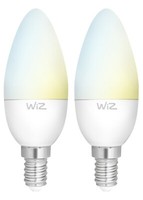 2Er Pack Wiz G2 Whites Candle E14 Smart Led Dimmbar, 2700K-6500K