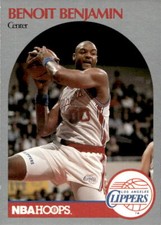 1990-91 NBA Hoops Basketball Card #142 Benoit Benjamin