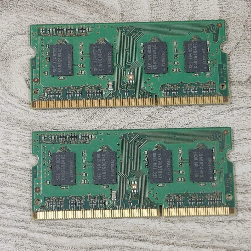 Samsung 2GB PC Memory Card Model 2BG 1Rx8 PC3-10600S-09-10-222 RAM Set of 2 - Image 2 of 4
