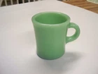 Vintage Jadeite Fire King C Handle Mug Heavy Oven Ware No. 3
