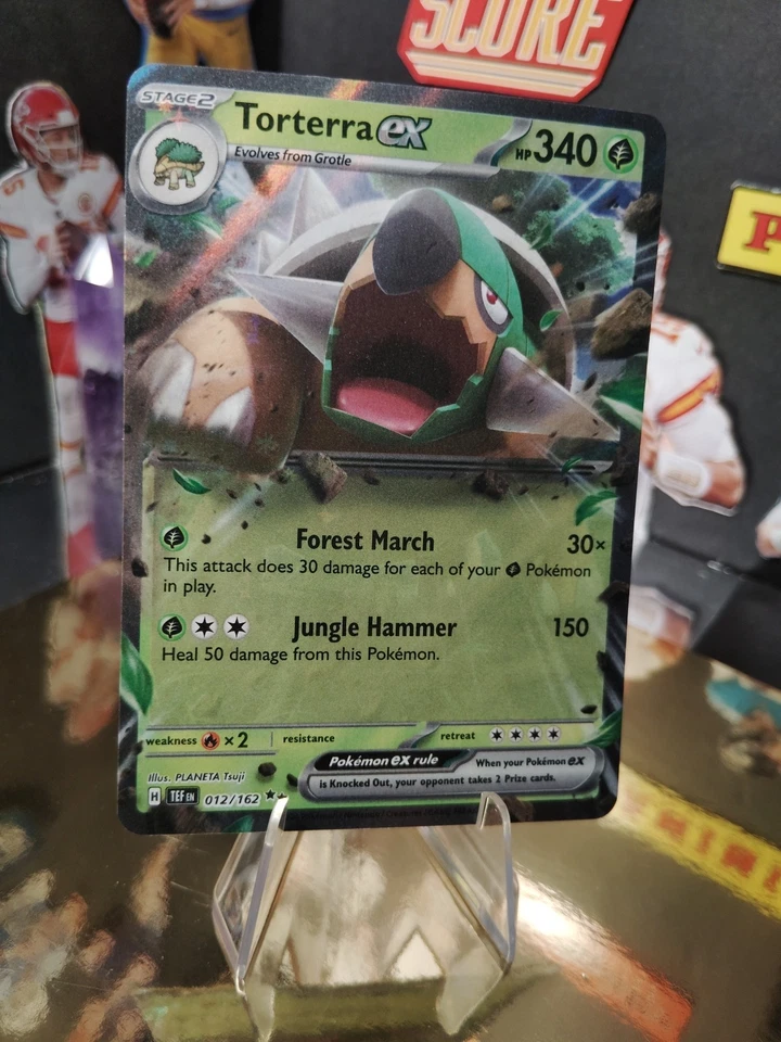 Torterra ex 012/162 SV05: Temporal Forces Holo - Image 2 of 4