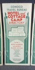 4 1930s Conoco Travel Bureau Hotel Camp List Montana California Texas Colorado — photo 3