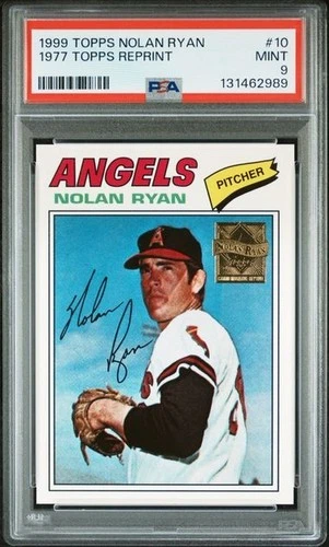 1999 Topps - Nolan Ryan Reprints Nolan Ryan #10 1977 Topps PSA 9 New PSA Slab