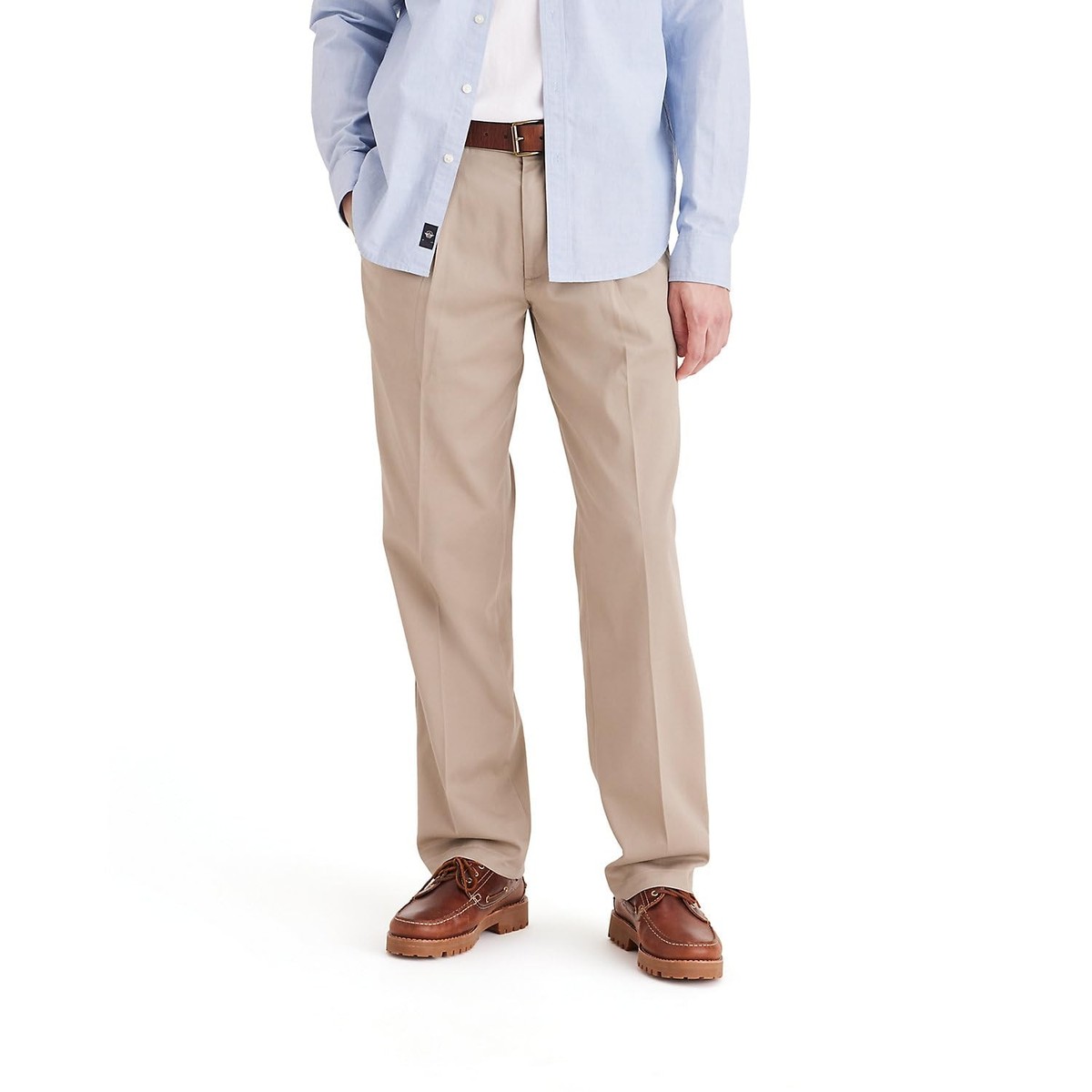 Dockers® Stretch Easy Khaki Classic-Fit Pleated Pants 38W x 34L | eBay