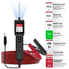 Probador de circuito de energía eléctrica automotriz 12V 24V sonda herramienta de diagnóstico de 5 metros