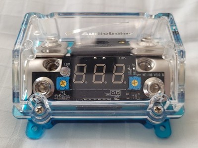Audiobahn ADIG20Q Digitaler ANL 130A Sicherungshalter Voltmeter LED Hifi NEU RAR