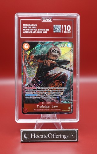 Trafalgar Law (Alternate Art) graded TAG 10 for sale on eBay