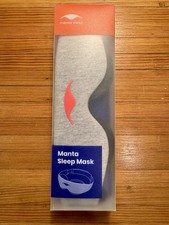 Manta Slim Sleep Mask Ultra-Light Blackout Eye Mask with Adjustable Eye Cup...