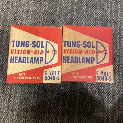 Tung Sol Headlamp 6 Volt 5040-S Vintage Vision Aid Vehicle Headlamp