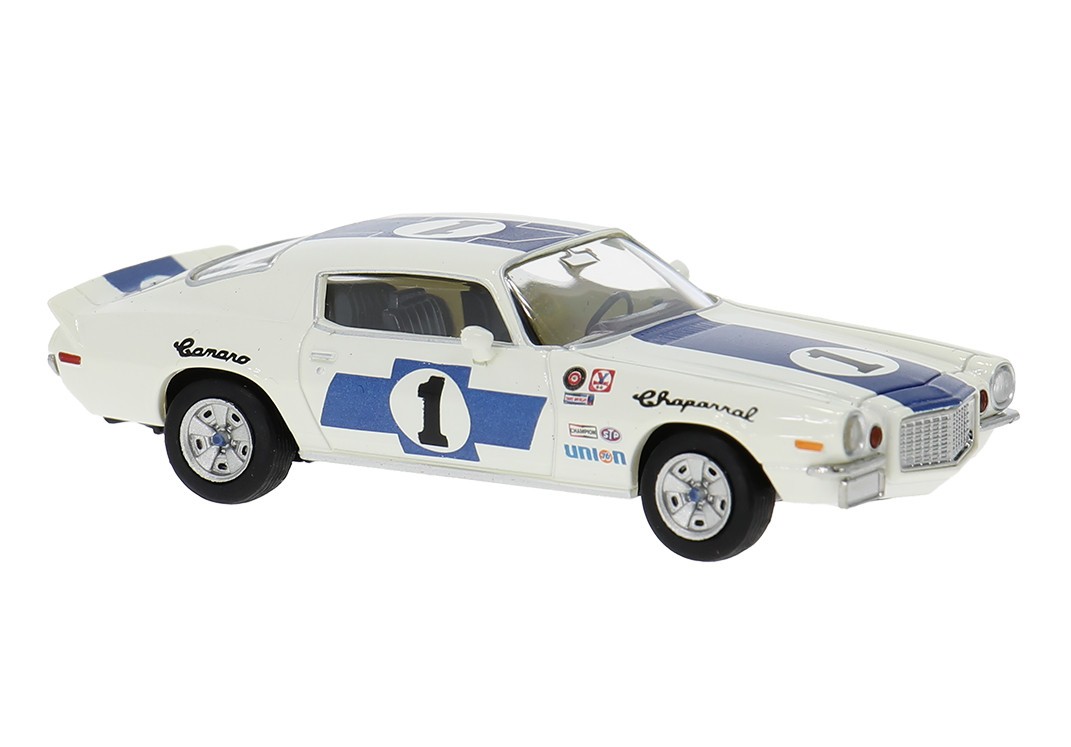Brekina 19921 Chevrolet Camaro, Chapparal, #1, Bj.1966, 1:87, NEU - Modellauto