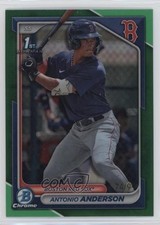 2024 Bowman Chrome Prospects Green Refractor 74/99 Antonio Anderson #BCP-20 2x9