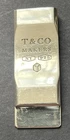 Heavy Solid Tiffany & Co. 1837 Money Clip Sterling Silver 925 39.2 grams