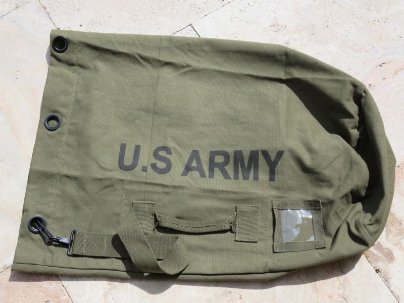 Bolsa De Viaje Duffle De Lona Oliva U.S. Army Weekender