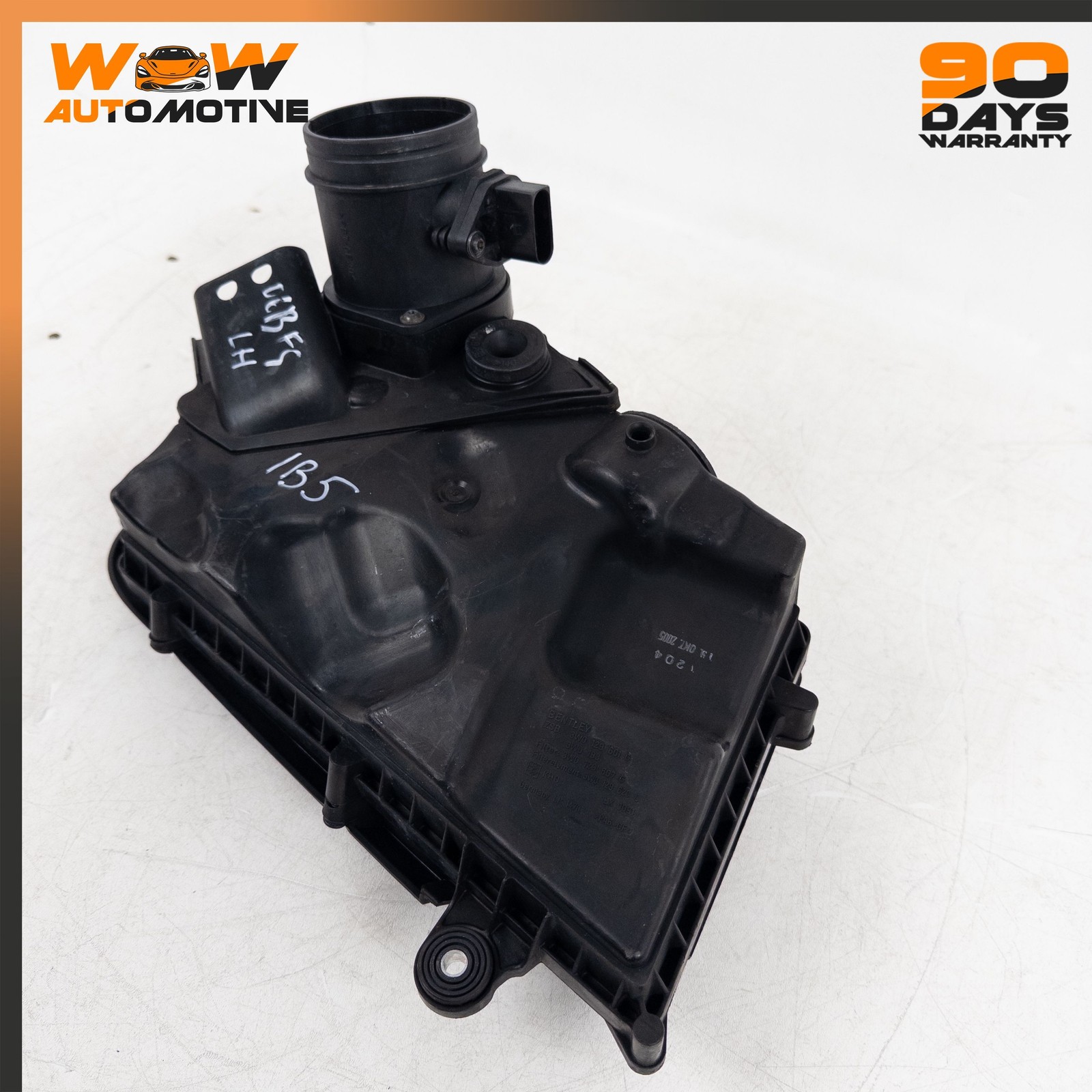 04-13 BENTLEY CONTINENTAL FLYING SPUR LEFT AIR INTAKE CLEANER BOX ASSEMBLY OEM