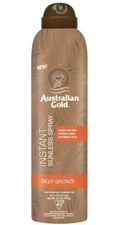 Australian Gold DEEP BRONZE Instant Sunless Tanning Spray Quick Dry 6 oz