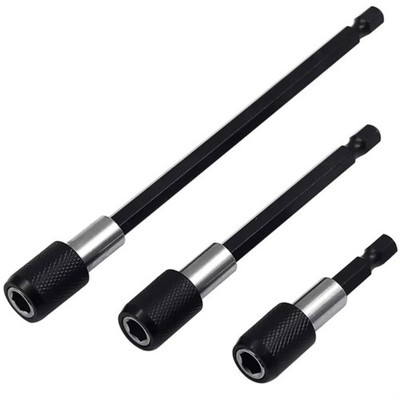 3Pack Quickly Release SelfLocking Drill Bit Holder For Easy Handling Durability
