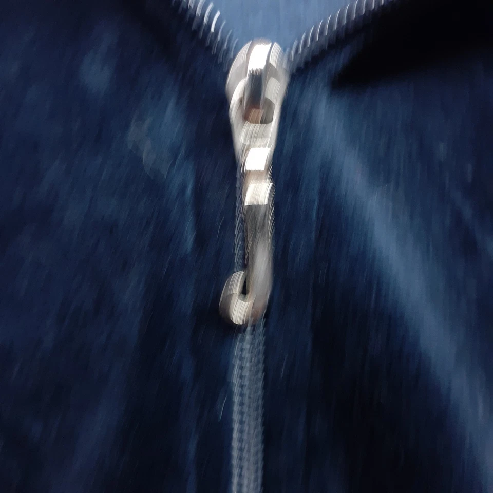 Vintage Y2k Juicy Couture Velour Tracksuit Set Blue Medium Jacket Pants USA made - Image 3 of 4