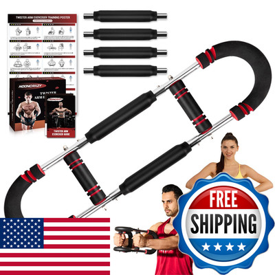 Twister Arm Trainer 30-120 Lbs Adjustable Twister Arm Chest Exerciser 4 Spring