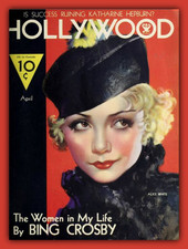 Alice White - Rival to Clara Bow - Actor - BIG MAGNET 3.5 x 5 in