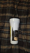 Vtg Batman Returns 1992 DC Comics Travel Cup Lidded Straw Collectible EUC