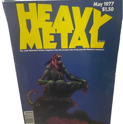 HEAVY METAL MAGAZINE #2 May 1977 Corben, Bode, Druillet Cover By Moebius- Bagged