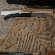 Cold Steel Eland Plain Clip Point Stainless Steel Black Plastic Handle