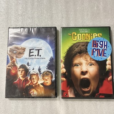 E.T. The Extra-Terrestrial + Goonies DVD Lot NEW SEALED w Fraying