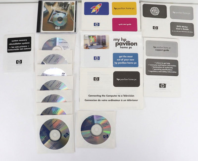 HP Pavilion XP Home Recovery Disc Set 2001 8 Disc OEM HP5012-8031-8037