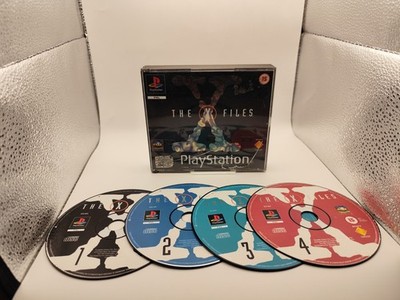 The X Files - PlayStation 1 PS1 Psone Spiel 4 Discs - CIB 