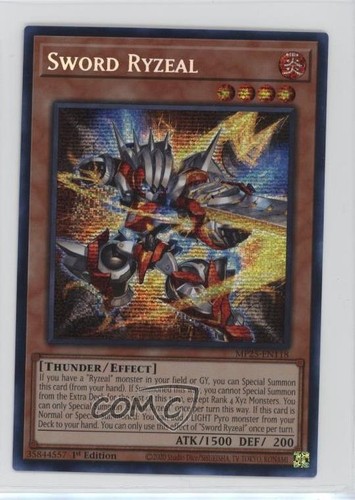 Sword Ryzeal MP25-EN118 YuGiOh 2025 Mega Pack Tin card
