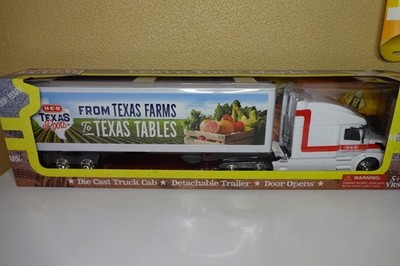 HEB ''From Texas Farms to Texas Tables'' Die-Cast Hauler Truck 18 Wheeler 1:32