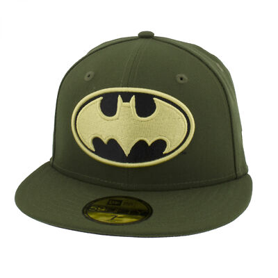 Batman Salute to Service New Era 59Fifty Fitted Hat Green