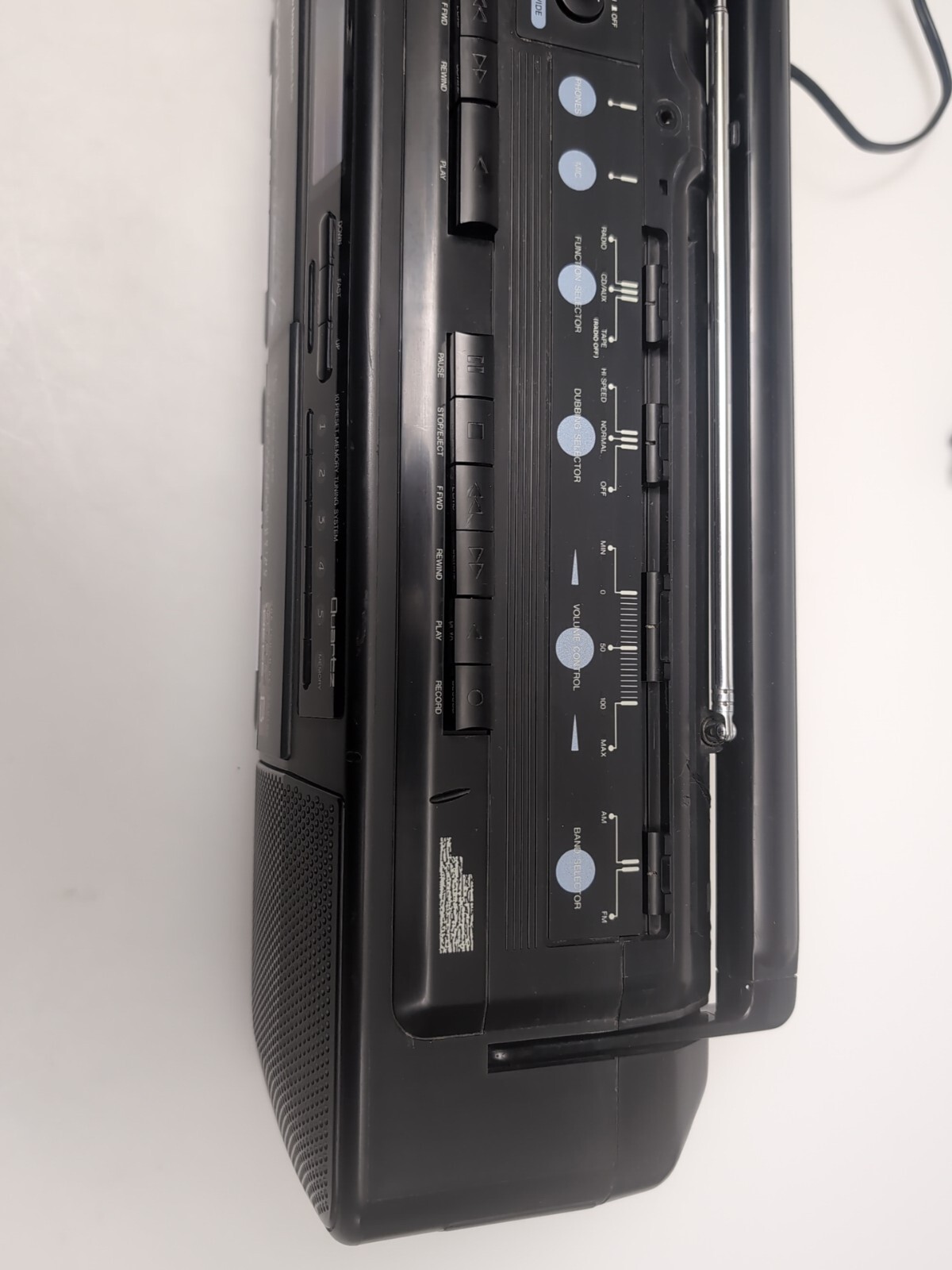 Seiko Instruments Inc WKC-23LL Dual Cassette Radio Boombox Digital Tuner 