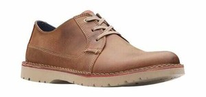 clarks vargo plain dark tan