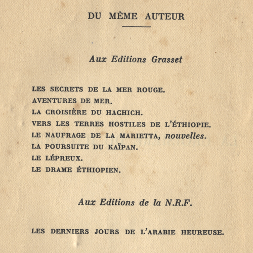 La CROISIÈRE du HACHICH par Henry de MONFREID Contrebande Le Canal de SUEZ 1936 - Picture 2 of 24