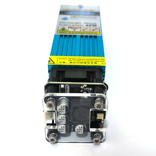 1 pieza 450nm 5.5W 12V Módulo TTL Cabezal Láser de Enfoque Ajustable para Grabador Láser CNC - Imagen 4 de 17