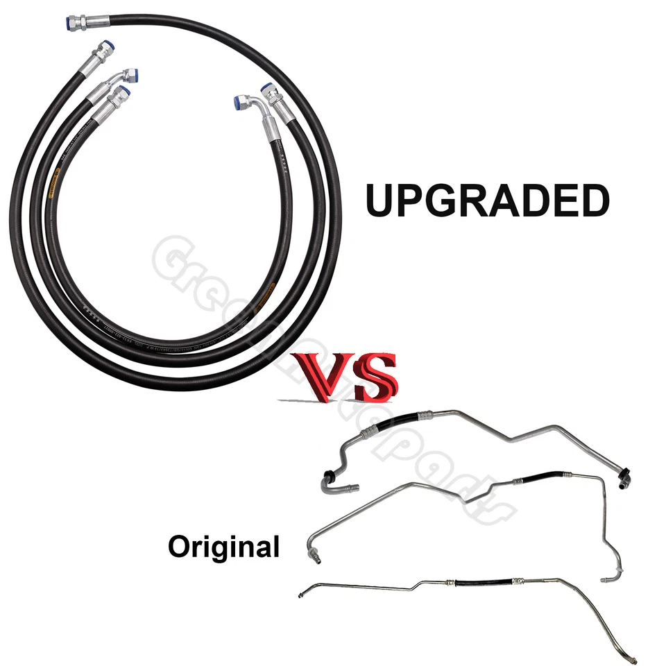 Juego de mangueras de líneas de enfriador de aceite de transmisión Allison para 06-10 Chevy/GMC 6,6 L Duramax Foto 3 de 4