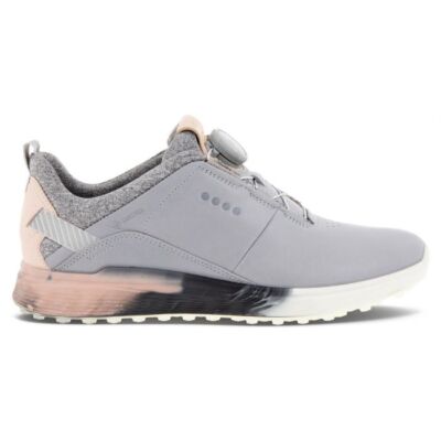 ECCO Ladies WOMEN GOLF S-THREE BOA GORE TEX Spikeless Shoes, EU 37 US 6/6.5,GRAY