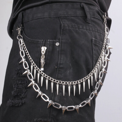 Rivet Metal Wallet Chain, Men's and Women's Jeans Chain Rider | eBay