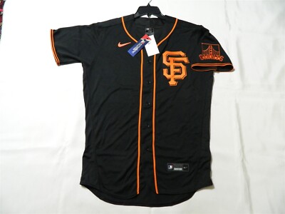 Authentic San Francisco Giants Flex Base ALTERNATE Black Jersey 52