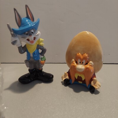 Warner Bros. 1993  Bugs Bunny & Yosemite Sam Salt & Pepper Shakers #6204 Vtg.