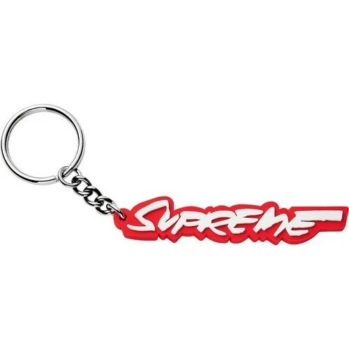 Porte clés Supreme Futura Logo Rouge Unisexe Rare Accessoire Neuf