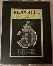 SIGNED Nine Playbill Cover Anita Morris Liliane Montevecchi