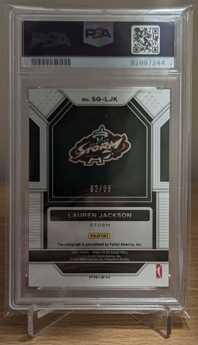 WNBA Lauren Jackson サイン入り写真 2023 Panini Prizm WNBA Lauren Jackson Signatures Red Prizm