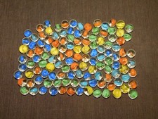 VINTAGE TOY 124 OLD MARBLES LOT