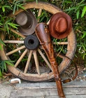 33" GENUINE LEATHER RIFLE  PADDED BAG CARRY SCOPED fits to Winchester 1892 Gun.