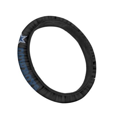 Dallas Cowboys Steering Wheel Cover – Non-Slip Grip, Multicolor Nylon, Fits Most Cars